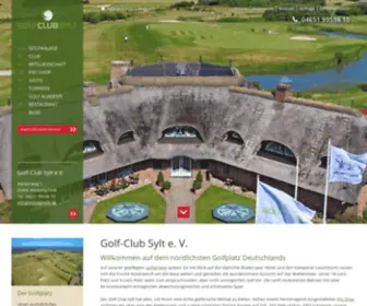 Golfclubsylt.de(Golfplatz Sylt) Screenshot