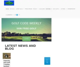 Golfcodeweekly.com(Golfcodeweekly) Screenshot