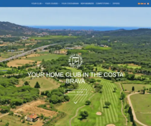 Golfcostabrava.com(Tu club de golf) Screenshot