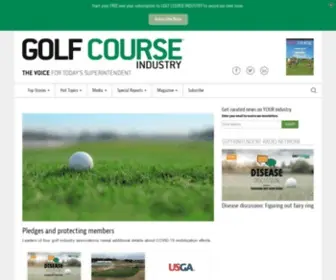 Golfcourseindustry.com(Golf Course Industry) Screenshot