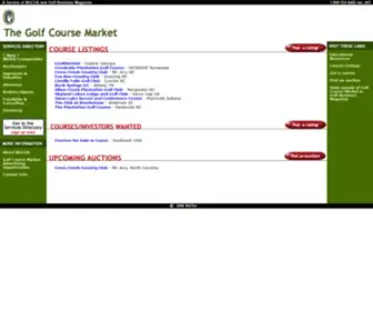 Golfcoursemarket.com(Golf Course Market) Screenshot