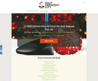 Golfcrescentcity.com(Free Green Fees at New Orleans Golf Courses) Screenshot