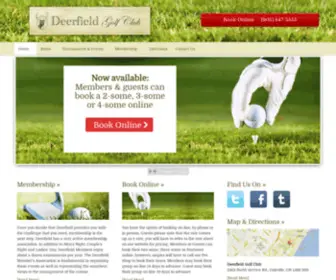 Golfdeerfield.ca(Deerfield Golf Club) Screenshot