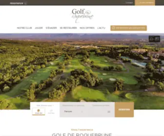 Golfderoquebrune.com(Golfderoquebrune) Screenshot