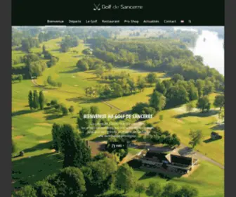 Golfdesancerre.com(Au bord de la Loire) Screenshot