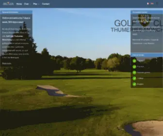 Golfdethumeries.fr(Golf club de Thumeries Moncheaux) Screenshot