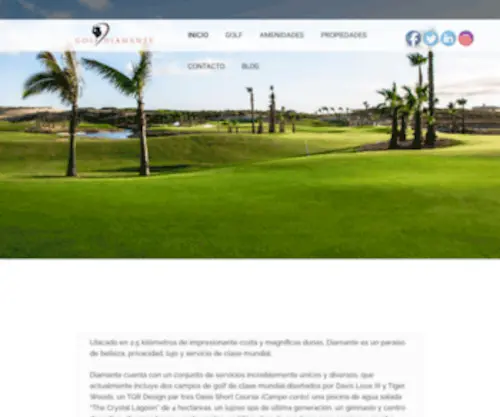 Golfdiamante.com.mx(Golf Diamante Golf Diamante) Screenshot