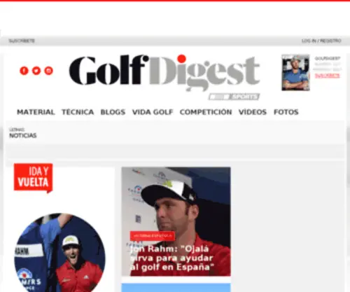 Golfdigest.es(Golfdigest) Screenshot