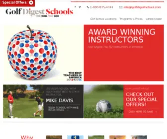 Golfdigestschool.com(Golf digest schools) Screenshot