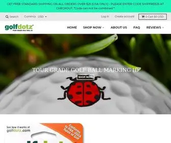 Golfdotz.com(Mark Your Golf Ball in Style) Screenshot