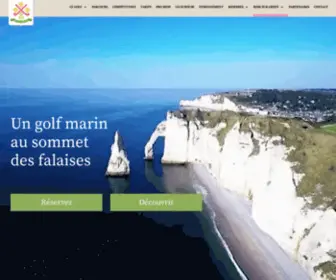 Golfetretat.com(Golf d'Etretat) Screenshot