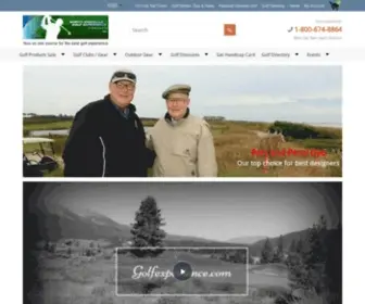 Golfexperience.com(North American Golf Experience) Screenshot