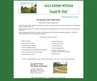 Golfexpertwitness.com(Golf Expert Witness) Screenshot