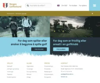 Golfforbundet.no(Norges Golfforbund) Screenshot