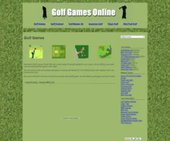 Golfgamesonline.net(Golfgamesonline) Screenshot