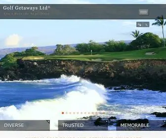 Golfgetaways.com(Golf Getaway and Weekend Packages) Screenshot