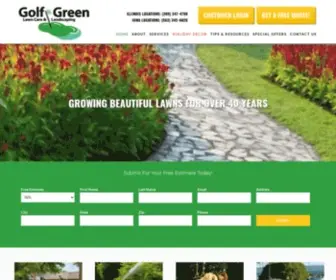 Golfgreenlawncare.com(Landscaping and Lawn Care) Screenshot