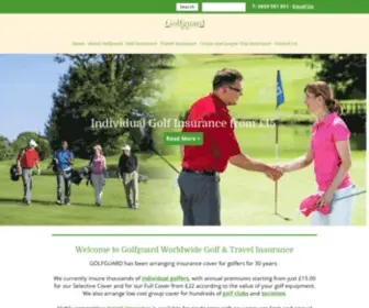 Golfguard.com(Golfguard Worldwide Golf & Travel Insurance Cover) Screenshot