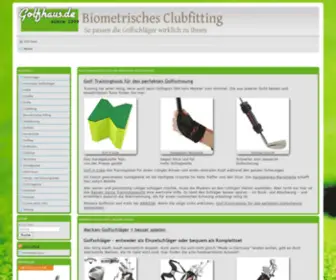 Golfhaus.de(Golfschläger) Screenshot