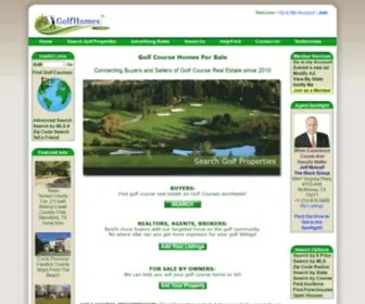 Golfhomes.com(Golf Community Homes for Sale) Screenshot