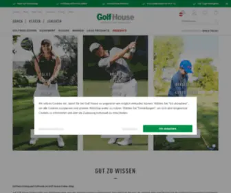 Golfhouse.at(Onlineshop und Golfversand von Deutschlands Golfausrüster Nr 1) Screenshot