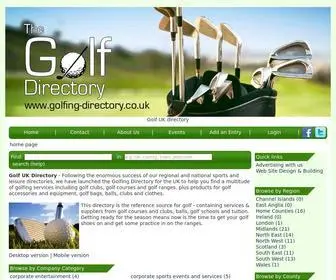 Golfing-Directory.co.uk(UK Golfers Directory) Screenshot