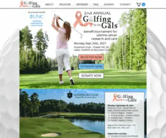 Golfing4Gals.org(Golfing For The Gals) Screenshot