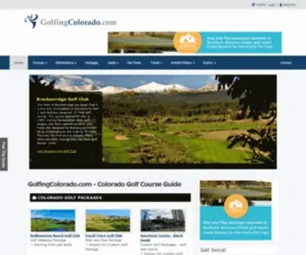 Golfingcolorado.com(Colorado Golf) Screenshot