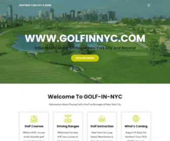 Golfinnyc.com(Golf In New York City) Screenshot