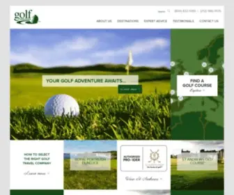 Golfinternational.com(Top Golf Holidays with Golf International Vacation Packages) Screenshot