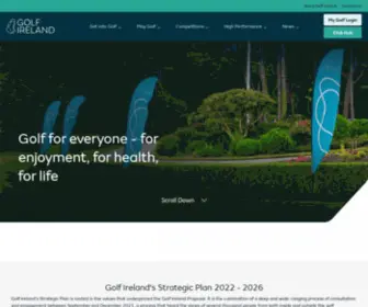 Golfireland.ie(Golf Ireland) Screenshot