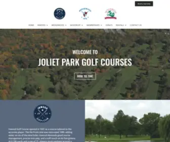 Golfjoliet.com(Joliet Park District Golf Courses) Screenshot