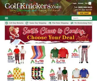 Golfknickers.com(Golf Knickers) Screenshot