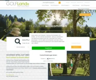 Golfland-Baden-Wuerttemberg.de(Golf Baden) Screenshot