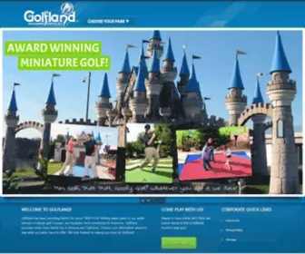 Golfland.com(Thrilling Waterparks and Family Fun in California and Arizona) Screenshot