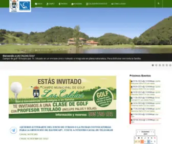 Golflascaldas.com(Las Caldas Golf) Screenshot