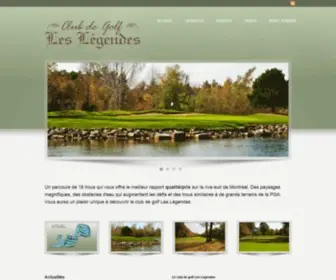 Golfleslegendes.com(Accueil) Screenshot