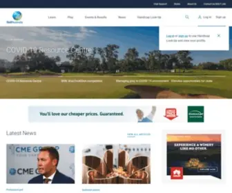 Golflink.com.au(GOLF Link) Screenshot