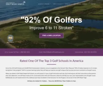 Golfmadesimple.com(Golf Schools by Golf Made Simple) Screenshot