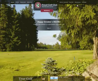 Golfml.cz(Royal Golf Club Mariánské Lázně) Screenshot