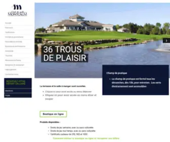 Golfmontcalm.qc.ca(Club de Golf Montcalm de Saint) Screenshot