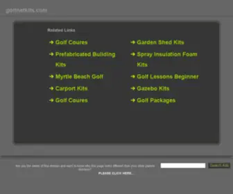 Golfnetkits.com(Practice Golf Nets) Screenshot