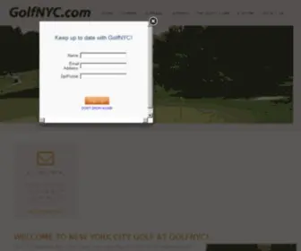 Golfnyc.com(The Best New York City Public Golf Courses) Screenshot