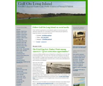 Golfonlongisland.com(Golf on Long Island) Screenshot