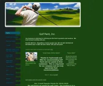 Golfpaint.com(Golf Paint) Screenshot