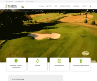 Golfpark.de(Golf-Park Winnerod) Screenshot
