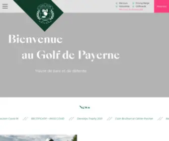 Golfpayerne.ch(Golf de Payerne) Screenshot