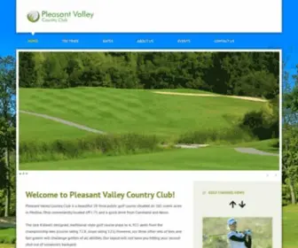 Golfpleasantvalley.net(Pleasant Valley Country Club) Screenshot