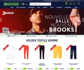 Golfplus.fr(Magasin de Golf en ligne) Screenshot