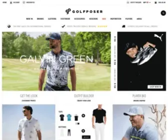 Golfposer.com(Designer Golf Clothes) Screenshot